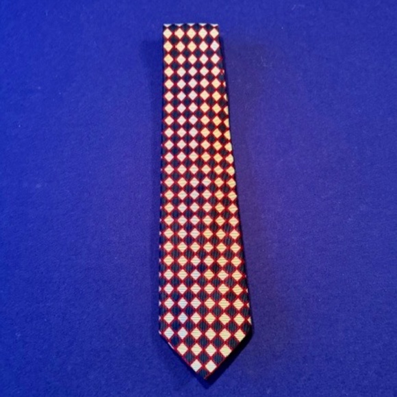 Bundle of 2 Faconnable Patterned Mens Ties 58" Length 3.5" Wide - Picture 2 of 7